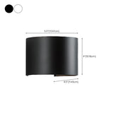 Modern Black Up Down Outdoor Cube Wall Sconce Image - 25