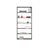 Modern Black Versatile Metal Frame Display Bookcase Image - 2