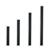 Modern Black Vertical Outdoor Waterproof Wall Lamp Image - 10