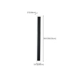 Modern Black Vertical Outdoor Waterproof Wall Lamp Image - 29