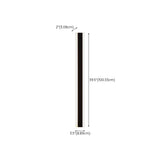 Modern Black Vertical Outdoor Waterproof Wall Lamp Image - 30