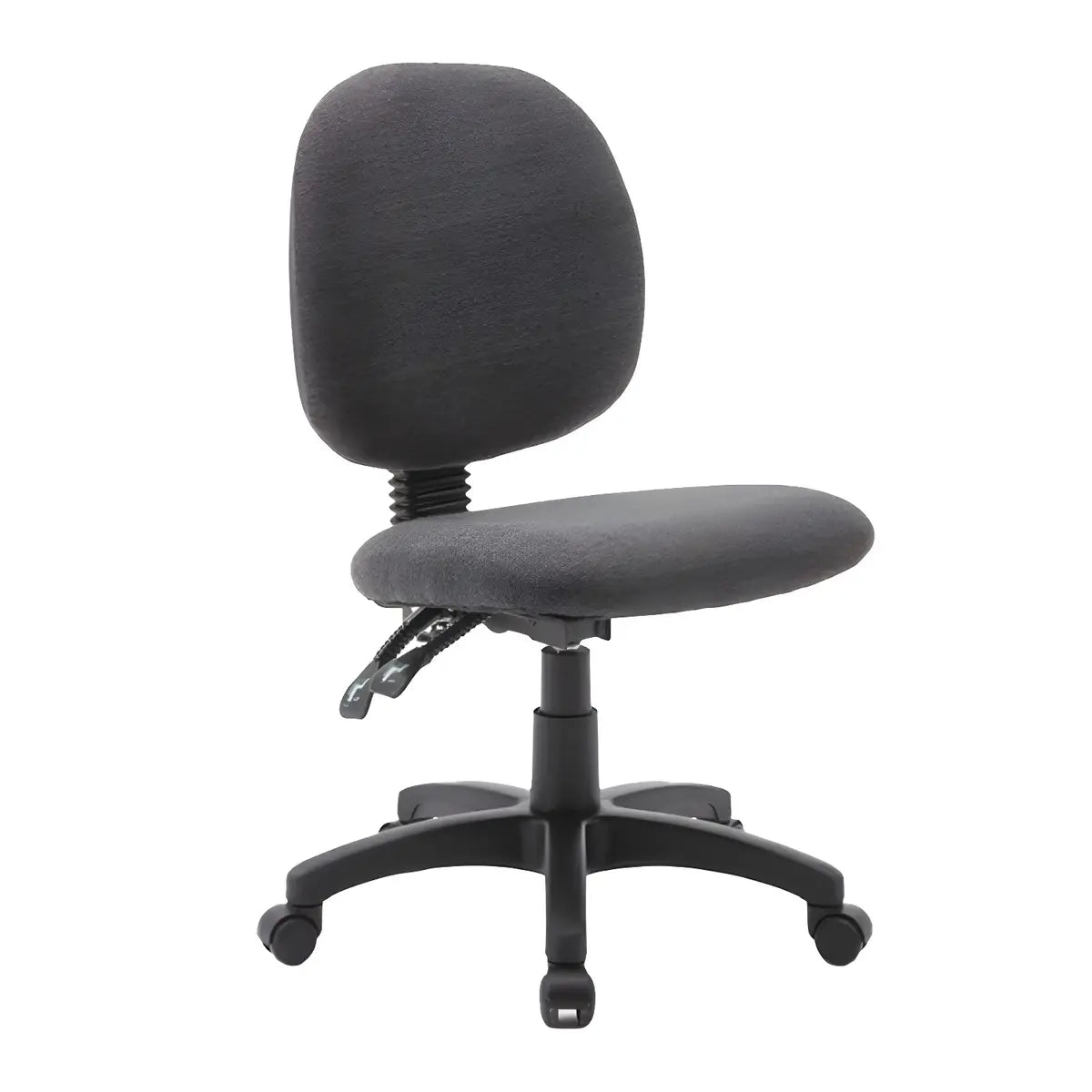 Modern Blue Adjustable Ergonomic Swivel Fabric Office Chair Image - 8