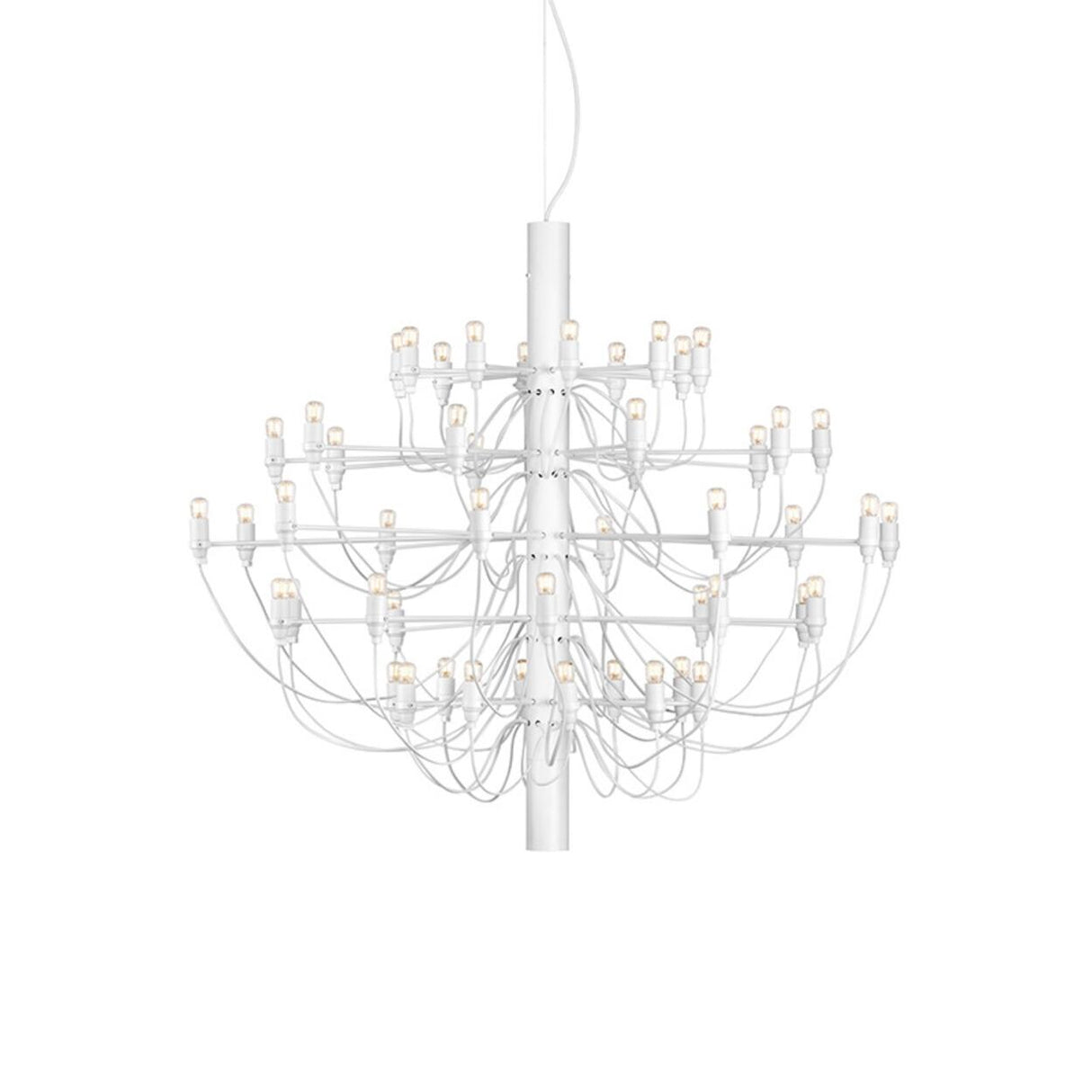 Modern Branching Metal Linear Chandelier Adjustable Height Image - 10