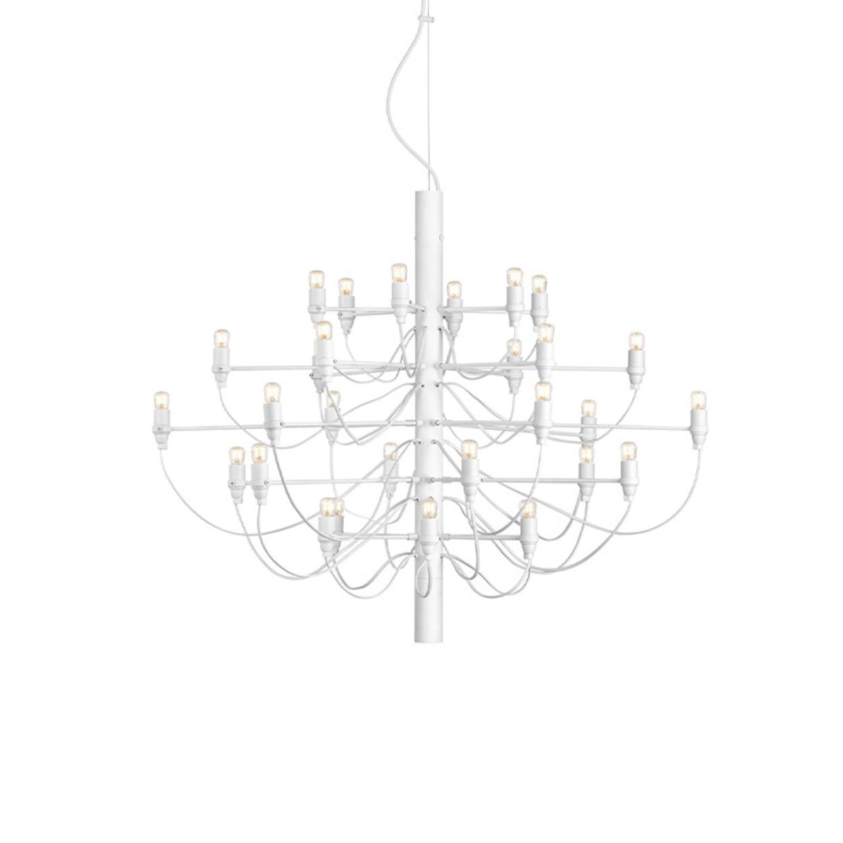 Modern Branching Metal Linear Chandelier Adjustable Height Image - 12