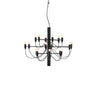 Modern Branching Metal Linear Chandelier Adjustable Height Image - 13