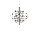 Modern Branching Metal Linear Chandelier Adjustable Height Image - 5