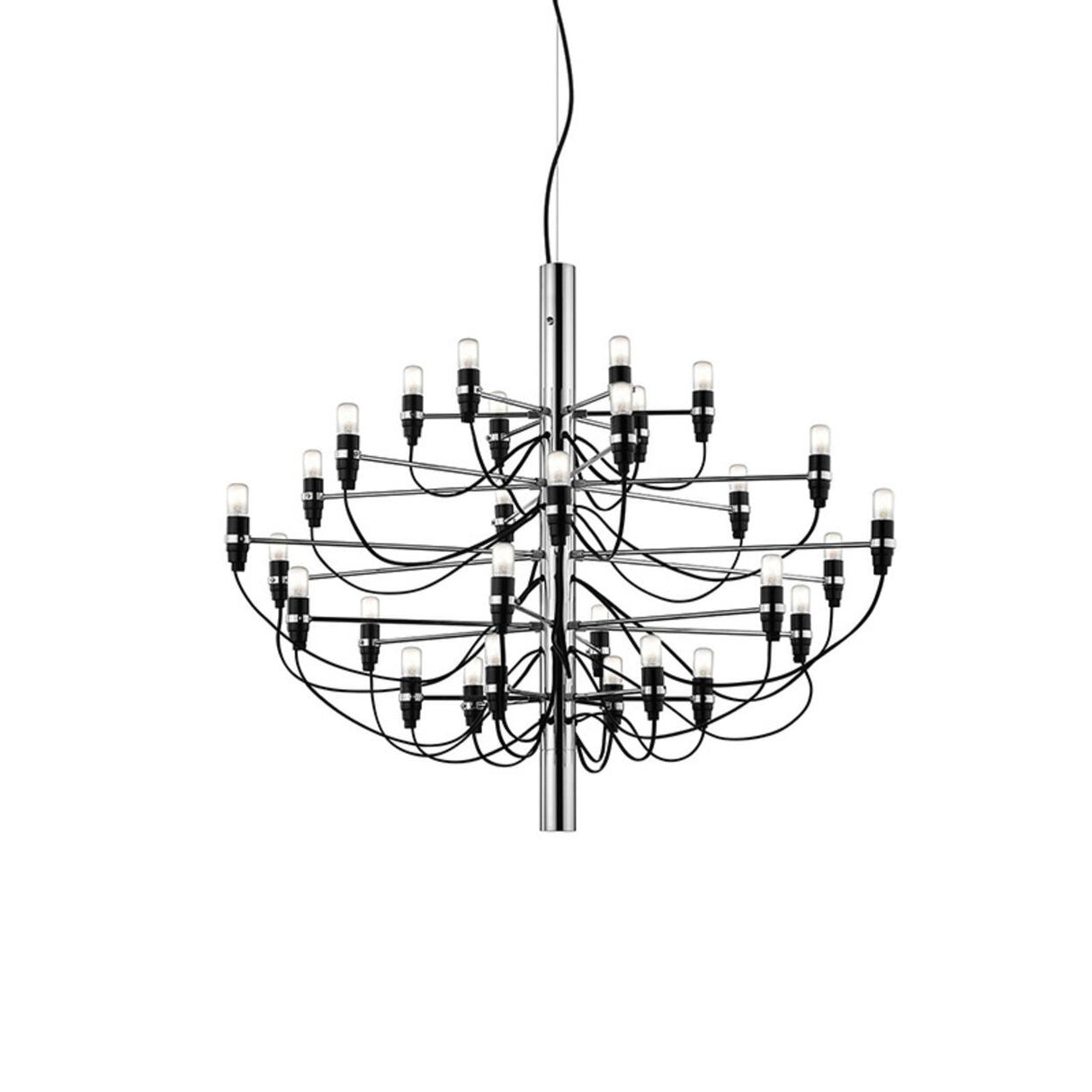 Modern Branching Metal Linear Chandelier Adjustable Height Image - 8