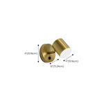 Modern Brass Adjustable Cylindrical LED Wall Sconce #size