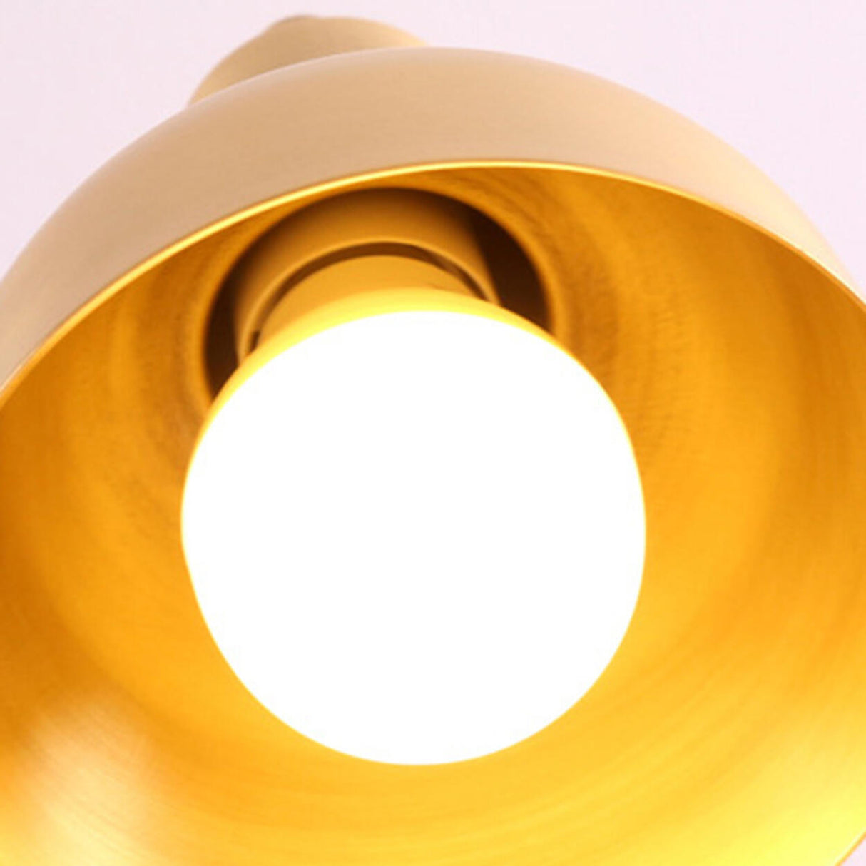 Modern Brass Adjustable Round LED Wall Sconce Image - 8