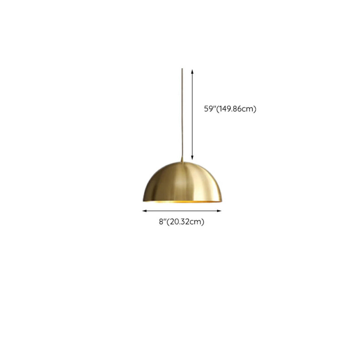 Modern Brass and Textured Glass Globe Pendant Light Image - 16