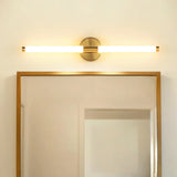 Modern Brass Bar LED Bathroom Mirror Vanity Light Image - 1