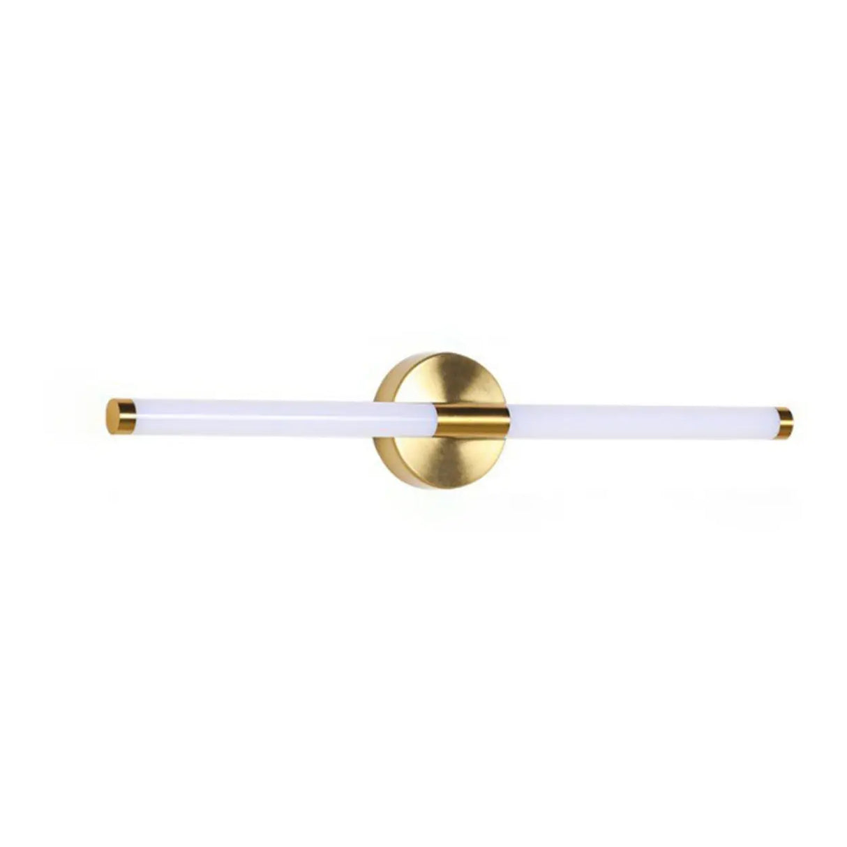 Modern Brass Bar LED Bathroom Mirror Vanity Light Image - 3