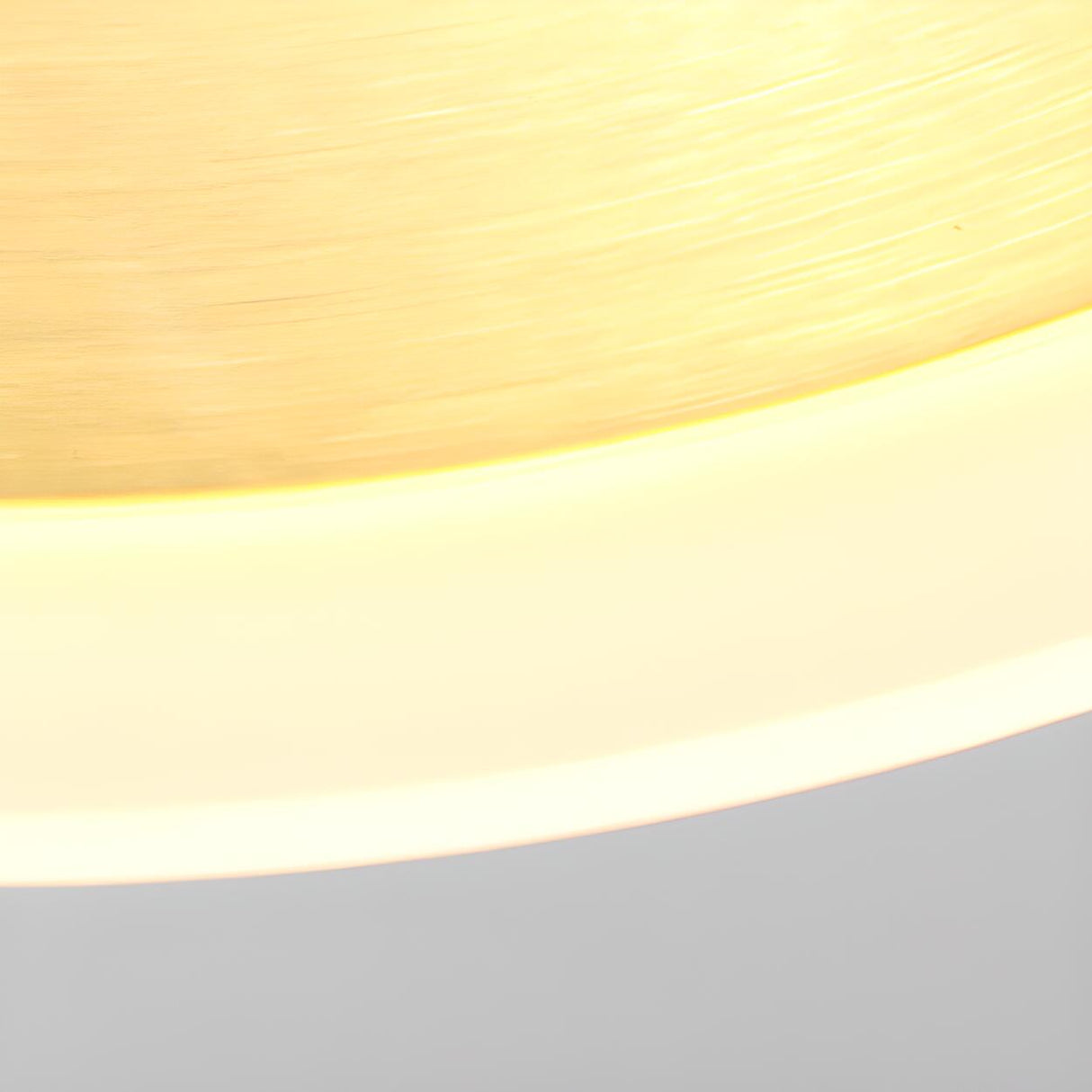 Modern Brass Disc Gold Circular UFO LED Pendant Light Image - 17