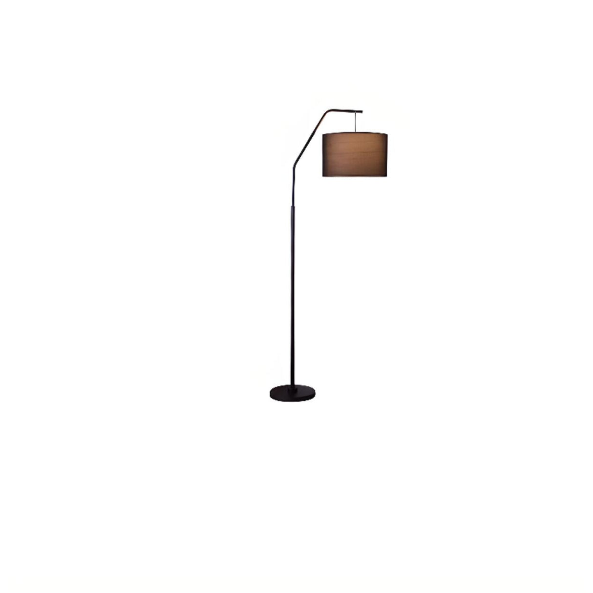 Modern Brass Drum Flexible Height Floor Lamp Foot Switch Image - 9