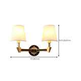 Modern Brass Geometric Opal Glass Wall Light Image - 19