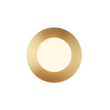 Modern Brass Globe LED Vanity Wall Light Fixtures Image - 3