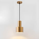 Modern Brass Gold Finish Dome Metal Pendant Lights Set Image - 48