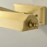 Modern Brass Half-Cylinder LED Metal Vanity Lighting Image - 8