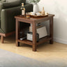 Modern Brown Rectangular Manufactured Wood End Table Image - 14