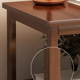 Modern Brown Rectangular Manufactured Wood End Table Image - 8