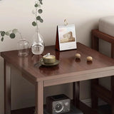 Modern Brown Rectangular Manufactured Wood End Table Image - 9