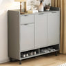 Modern Cabinet Wood Hallway Beige Large Shoe Storage Unit Image - 17