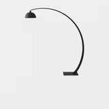 Modern Cast Iron Black Arc Dome LED Floor Lamp Image - 15