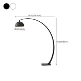 Modern Cast Iron Black Arc Dome LED Floor Lamp Image - 23