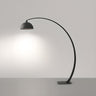 Modern Cast Iron Black Arc Dome LED Floor Lamp Image - 7