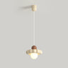 Modern Chalk Resin Trio Metal Globe Pendant Lights Image - 3