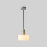 Modern Chic Opalescent Glass Dome Pendant Light Image - 7