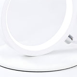 Modern Chic Triple Circle LED Metal Frame Table Lamp Image - 11