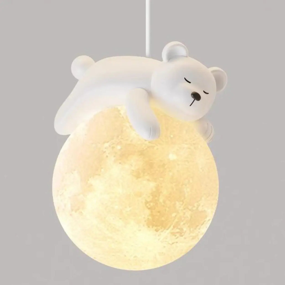 Modern Children Room Astronaut Planet Pendant Light Image - 12