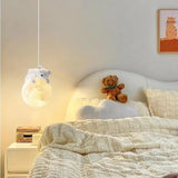 Modern Children Room Astronaut Planet Pendant Light Image - 17