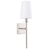 Modern Chrome Bathroom Vanity Wall Light Fixture Image - 11