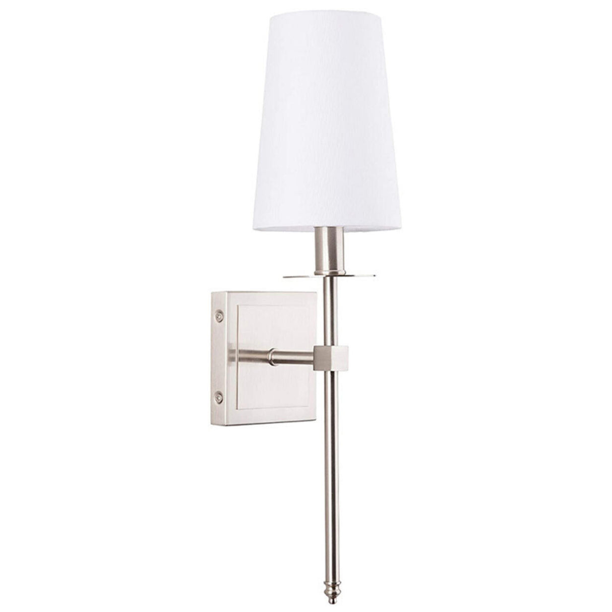 Modern Chrome Bathroom Vanity Wall Light Fixture Image - 3