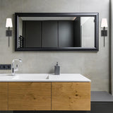 Modern Chrome Bathroom Vanity Wall Light Fixture Image - 6