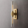 Modern Chrome Clear Glass Tube Wall Sconce Light Image - 8