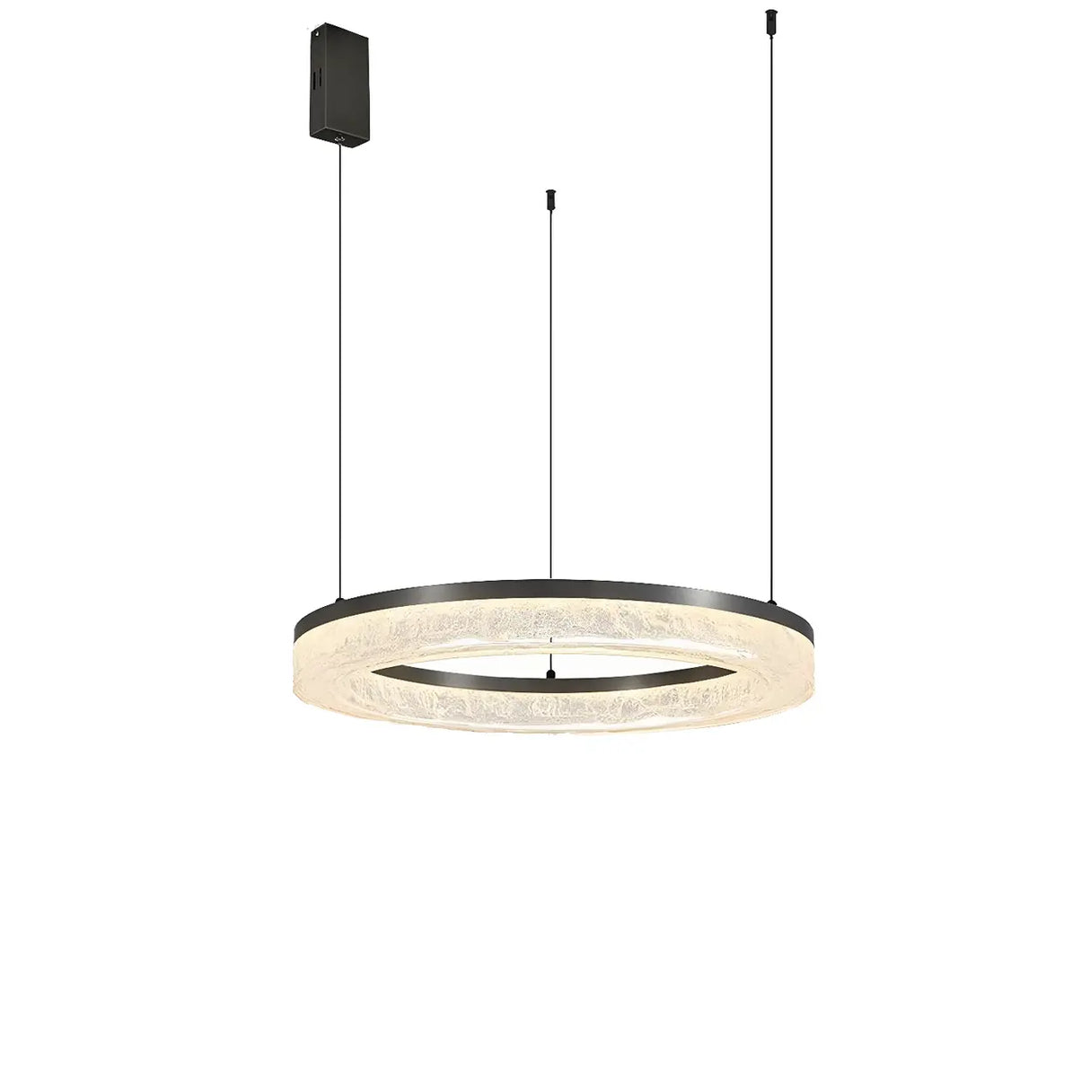 Modern Circular Acrylic Pendant Light Dining Room Chandelier Image - 4