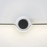 Modern Circular and Linear Metal LED Vanity Light Image - 12