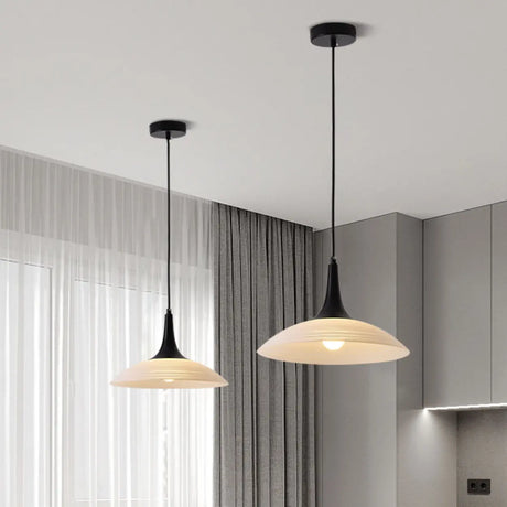 Modern Classic Cone Metal Pendant Light for Kitchen Image - 1