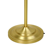 Modern Classic Gold Side Pleated Cloth Table Floor Lamp Image - 14