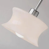 Modern Classic Milk Glass Geometric Pendant Lights Image - 11