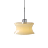 Modern Classic Milk Glass Geometric Pendant Lights Image - 5