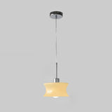 Modern Classic Milk Glass Geometric Pendant Lights Image - 7