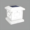 Modern Classic Square Aluminum Black Outdoor Lamp Image - 3