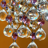 Modern Clear Crystal Droplet Teardrop Pendant Light Image - 8