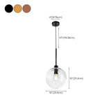 Modern Clear Glass Globe Pendant Light Set Flexible Length Image - 13