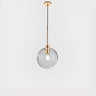 Modern Clear Glass Globe Pendant Light Set Flexible Length Image - 4