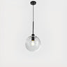 Modern Clear Glass Globe Pendant Light Set Flexible Length Image - 7